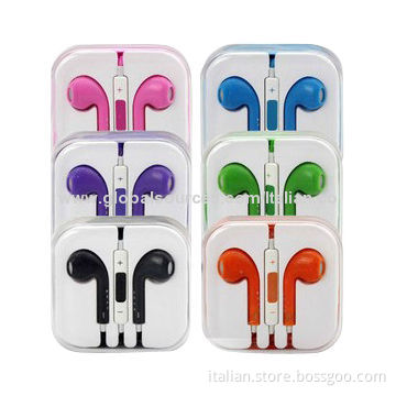 Fashionable Earphone for iPhone with Crystal Box